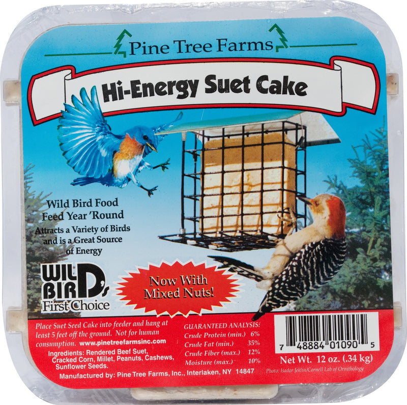 Pine Tree Hi Energy Suet Cake 12oz
