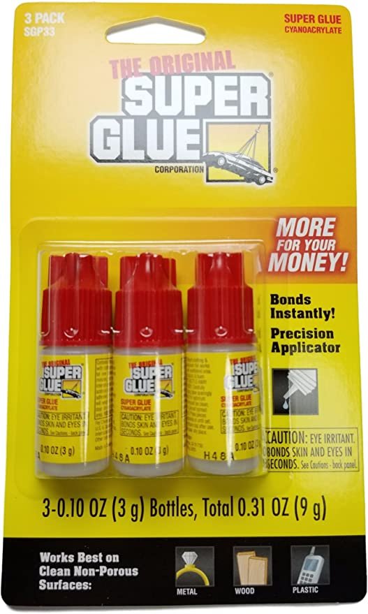 The Original Super Glue, 0.1 oz 3pk