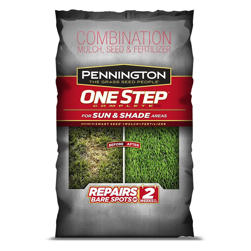 Pennington One Step Complete Sun & Shade Mulch Grass Seed & Fert North 8.3lb