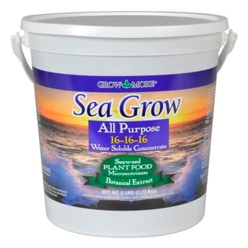 Grow More Sea Grow All Purpose Plant Food Water Soluble 16-16-16 ,25 Lb