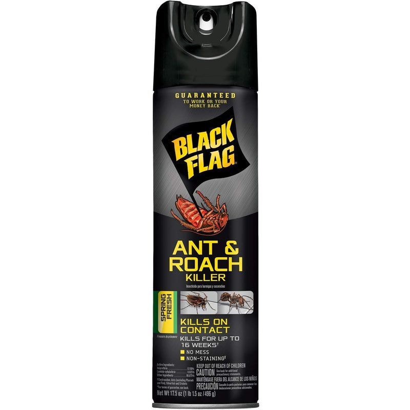 Black Flag Ant & Roach Killer Spring Fresh Scent Aerosol 17.5 oz
