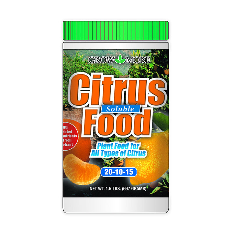 Grow More Citrus Food Soluble Fertilizer 20-10-15 1.5lb