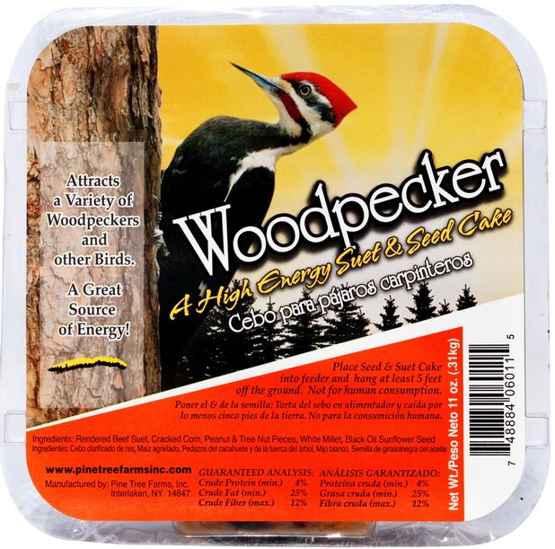 Pine Tree Woodpecker High Energy Suet 11oz