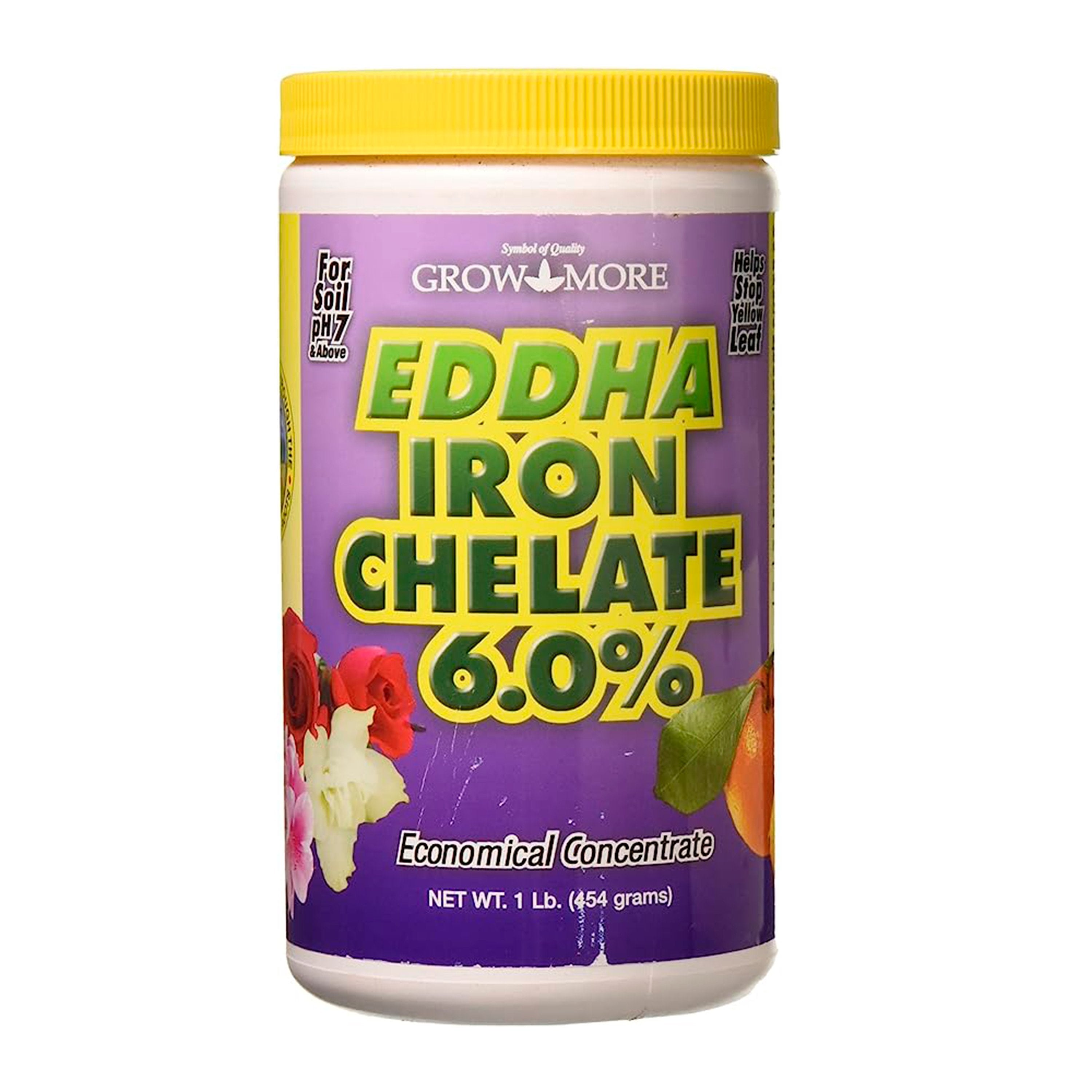 Boost the iron levels in your plants with Grow More EDDHA Iron Chelate 6.0%  1lb