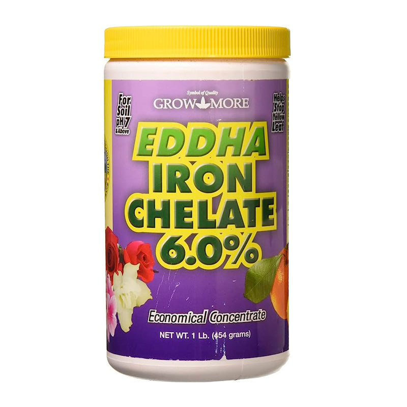 Grow More EDDHA Iron Chelate 6.0% 1lb