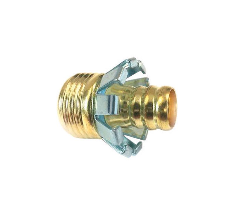Raccordo Dritto In Ottone Compressione 5/8'' (5 Pezzi) Connect 31183 – Pressione Max 2000 Psi, Adatto Sistemi Fluidi