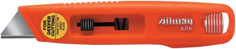 Allway Retractable Utility Knife Orange 8.5 in. 1 pk