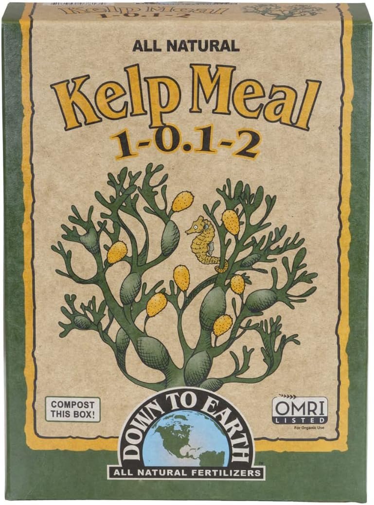 Down To Earth Mini Kelp Meal All Natural 1-0.1-2 OMRI, 0.5-lb