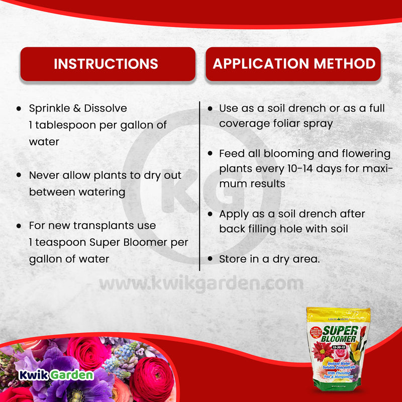 plant-prod flowering 15-30-15 fertilizer Unleash the Power of Grow More Super Bloomer Fertilizer
