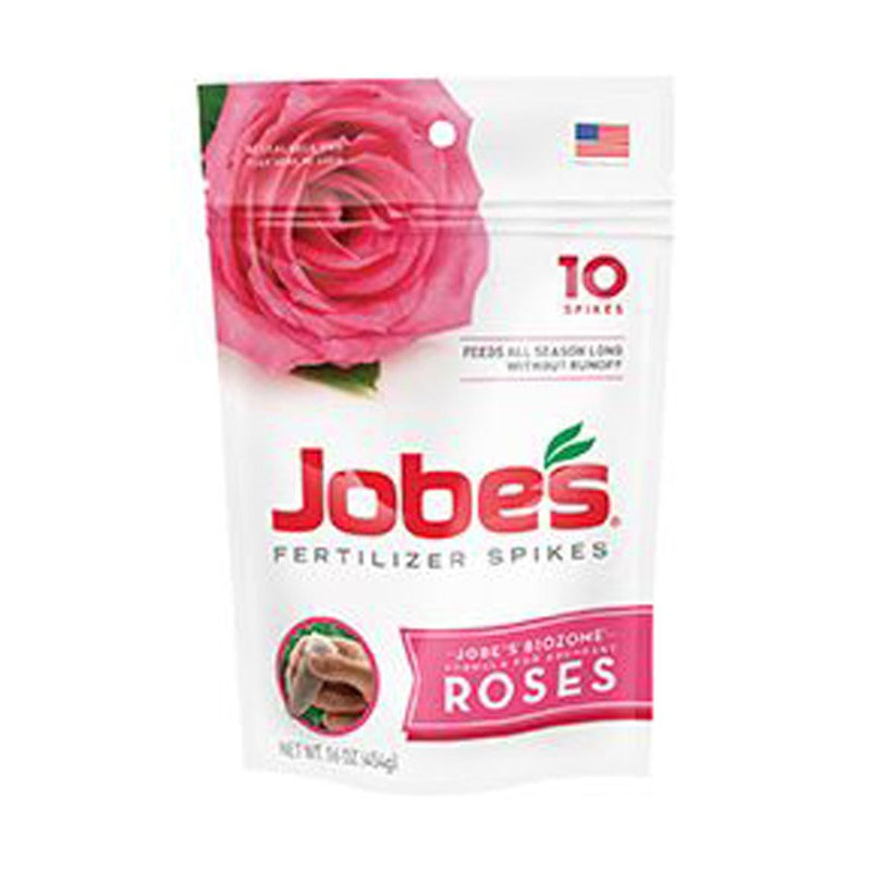 Jobe's Fertilizer Spikes Roses 10pk 9-12-9 12ea