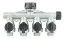 Gilmour Medium Duty Full Flow Metal Quad Shut-Off Valve