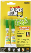 The Original Super Glue Cyanoacrylate Gel, 0.12oz 2pk