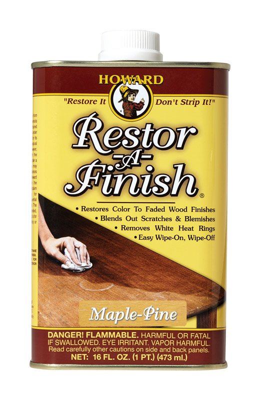 Howard Restor-A-Finish Semi-Transparent Oil-Based Wood Restorer 1 pt