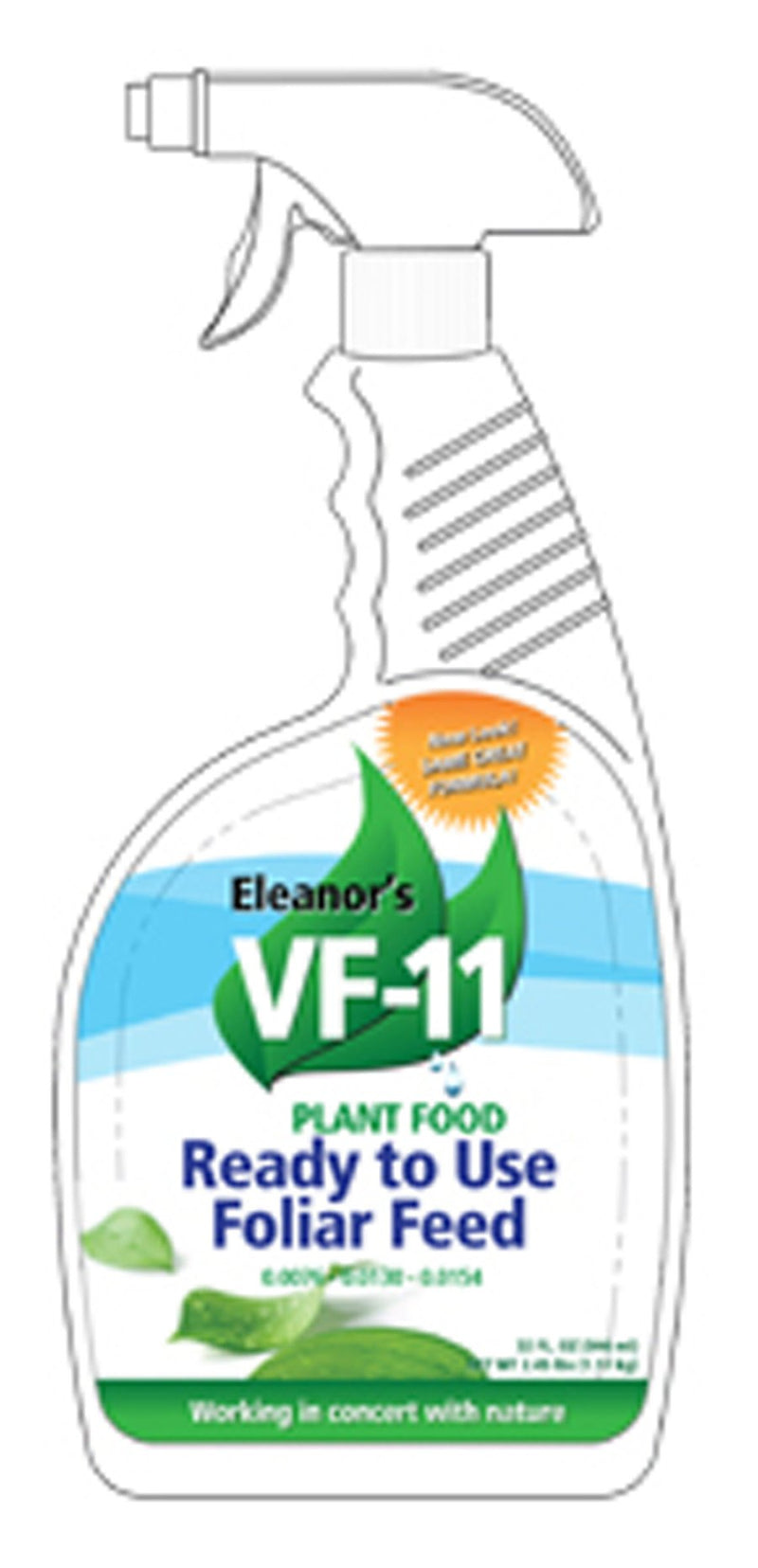 Eleanor's Vf-11 Plant Food Ready To Use Foliar Feed 32 Fl Oz