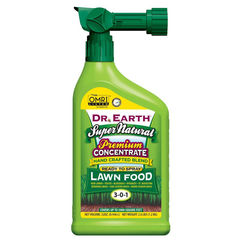 Dr. Earth Super Natural Lawn Fertilizer Ready To Spray 3-0-1, 32 Fl Oz