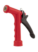 Gilmour Poly Farm & Ranch Rear Control Pistol Nozzle With Threaded Front Red