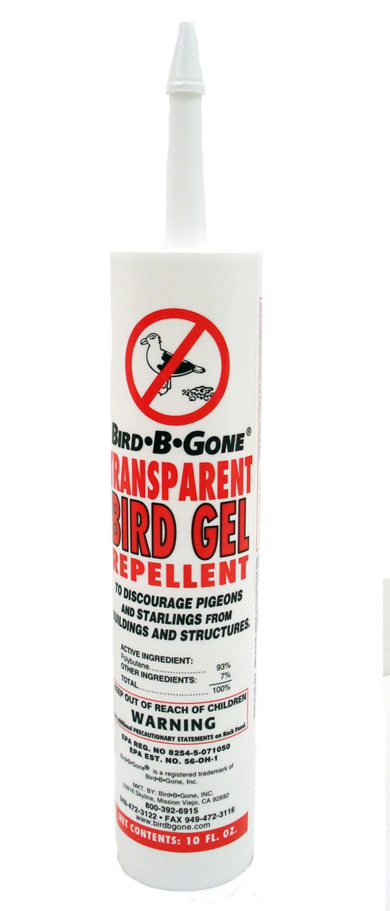 Bird-B-Gone Transparent Bird Gel Repellent 10oz