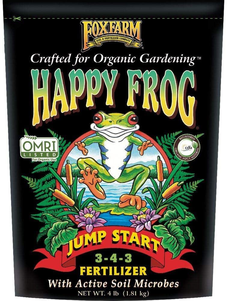 Foxfarm OMRI Happy Frog Jump Start Fertilizer 3-4-3 4 Lb. Bag