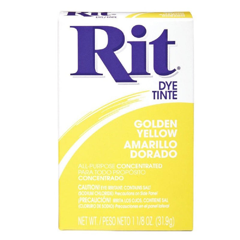 Rit Golden Yellow For Fabric Dye 1.13 oz