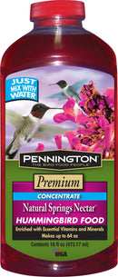 Pennington Natural Springs Nectar Hummingbird Food Concentrate 16oz