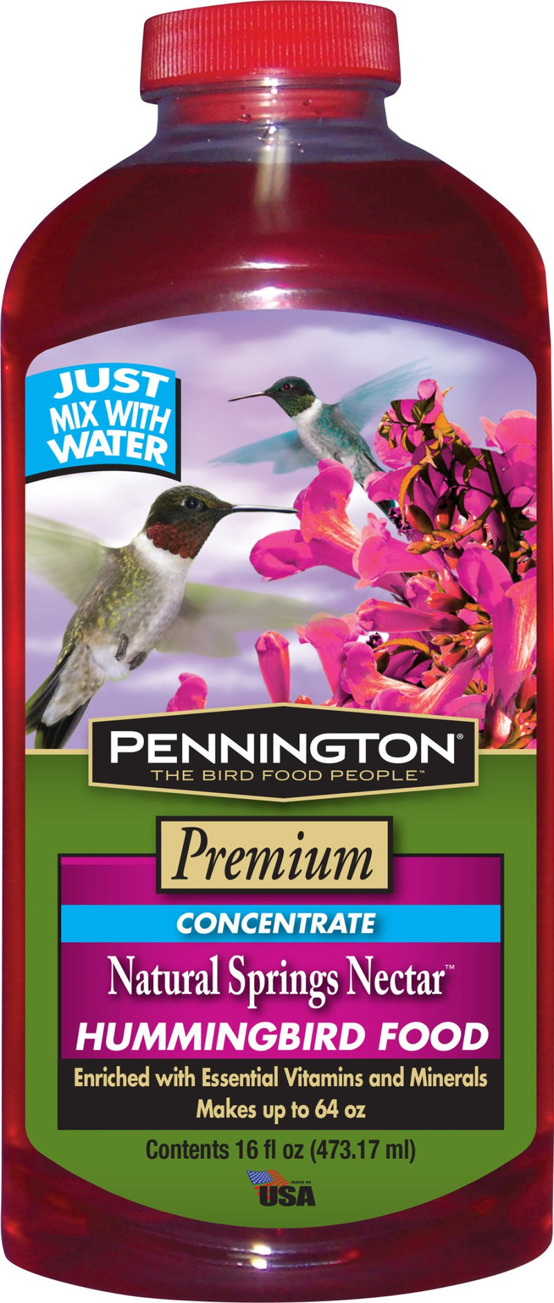Pennington Natural Springs Nectar Hummingbird Food Concentrate 16oz