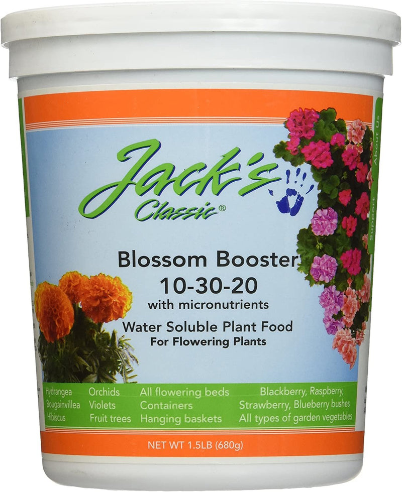 Jack's Classic Blossom Booster 10-30-20 ,1.5 Lb. Tub