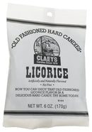 Claeys Old Fashioned Licorice Hard Candy 6oz