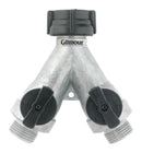 Gilmour Medium Duty Full Flow Metal Dual Shut-Off Valve