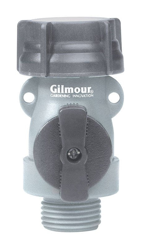 Gilmour Light Duty Full Flow Plastic Single Shut-Off Valve