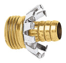 Gilmour Heavy Duty 1/2" Brass Male Clinch Coupling