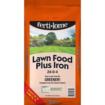 Fertilome Lawn Food Plus Iron 24-0-4 - 20lb