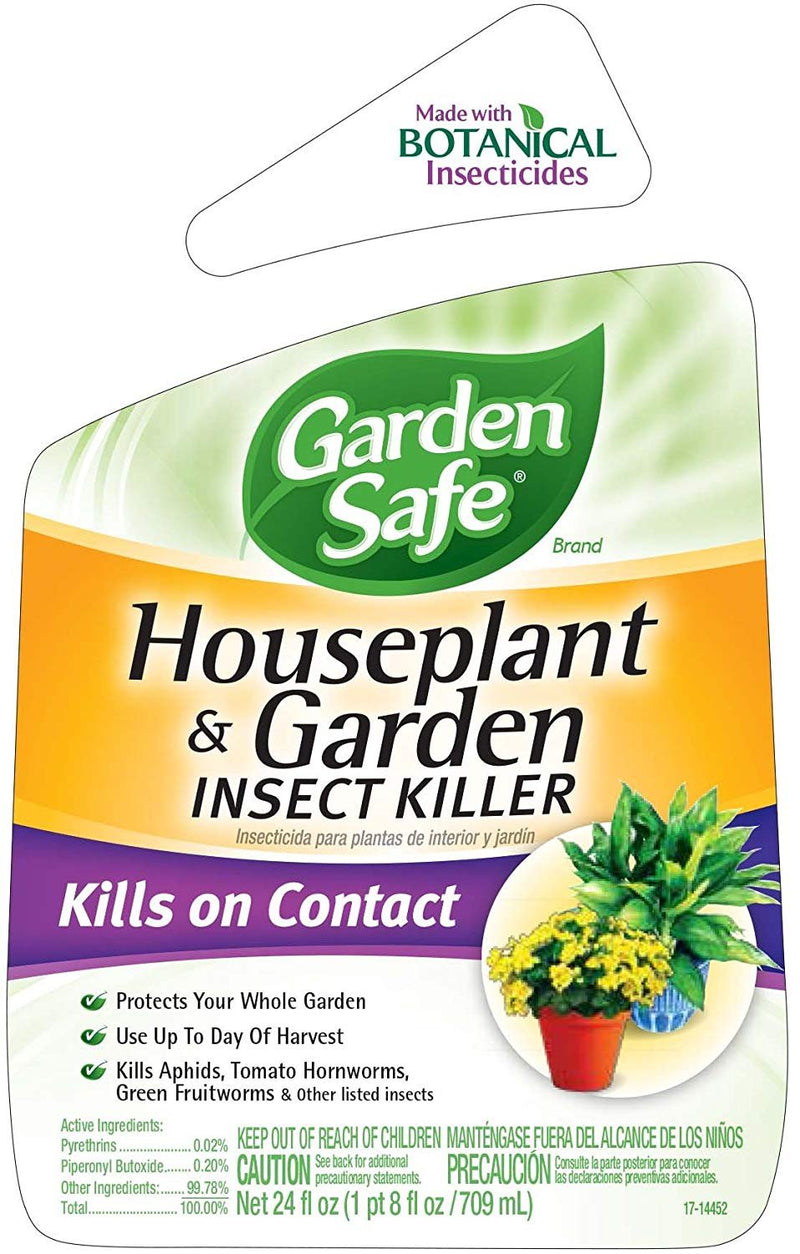 garden safe brand multi-purpose garden insect killer Garden Safe Houseplant & Garden Insect Killer 24 oz. Spray