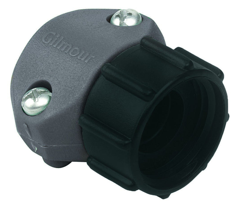 Gilmour Light Duty Clamp Repair Female 5/8in, 3/4in Poly End Hose Coupling