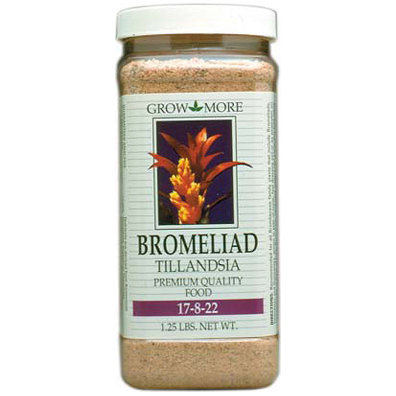 Grow More Bromeliad Fertilizer Plant Food 17-8-22 1.25 lb