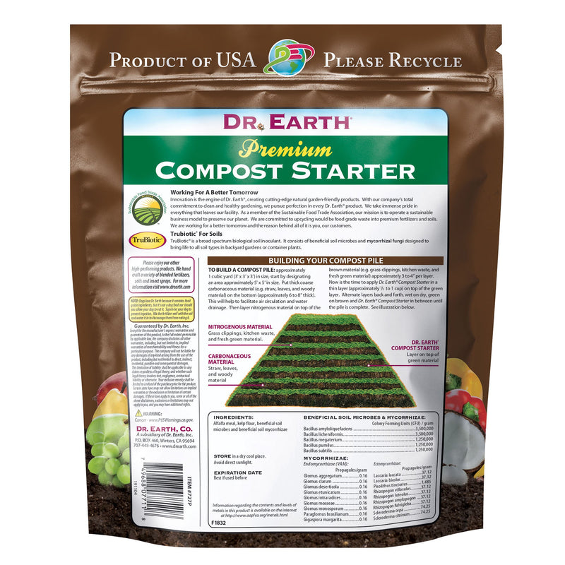 Dr. Earth Premium Compost Starter 3Lb