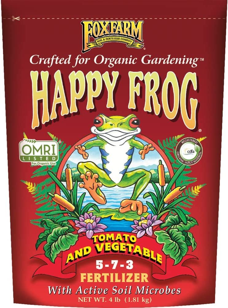 Foxfarm Happy Frog Tomato & Vegetable Fertilizer 4 Lb. Bag