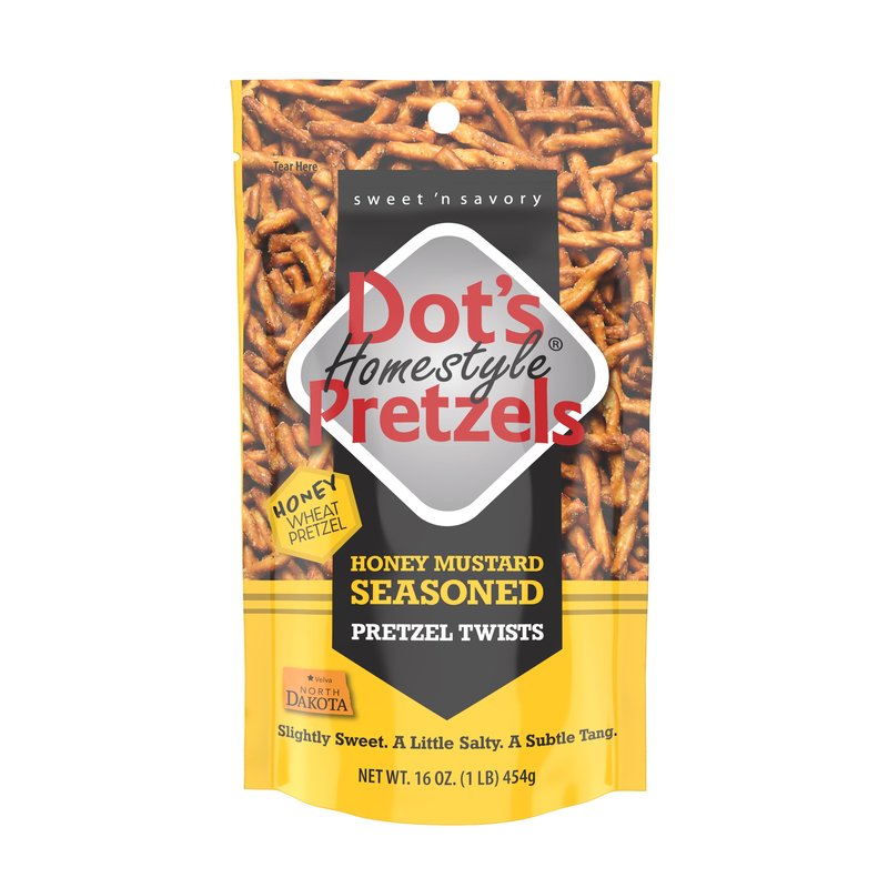 Dot's Homestyle Honey Mustard Pretzels Bagged 16 oz