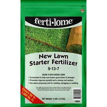 Fertilome New Lawn Starter Fertilizer 9-13-7 - 4lb