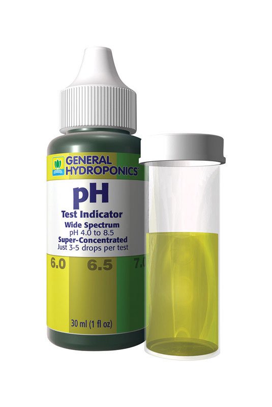 General Hydroponics pH Test Kit 1 oz