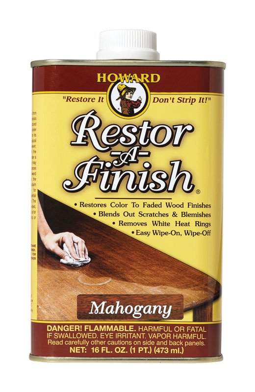 Howard Restor-A-Finish Semi-Transparent Oil-Based Wood Restorer 1 pt