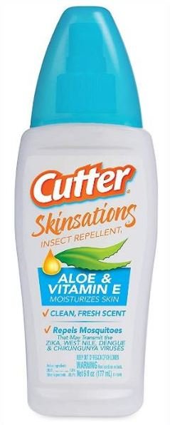 Cutter Skinsations Insect Repellent Pump Spray 6oz