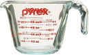 Pyrex 1 cups Glass Clear Measuring Cup