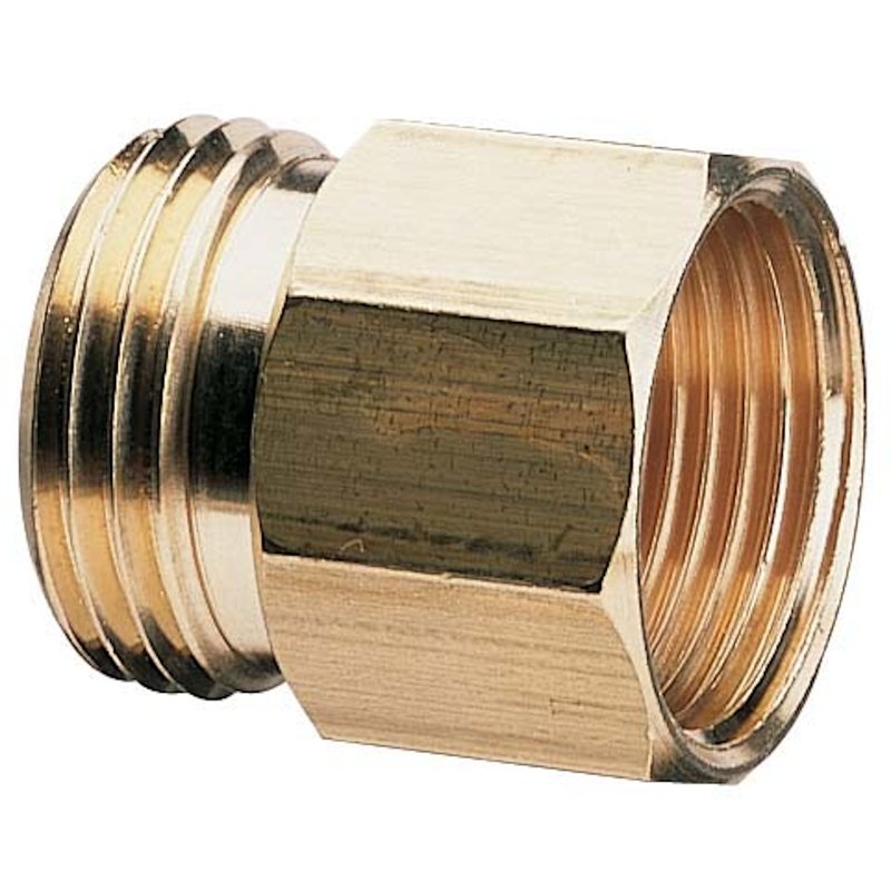 Nelson 3/4" Male Hose to 3/4" Female Hose Brass Connector
