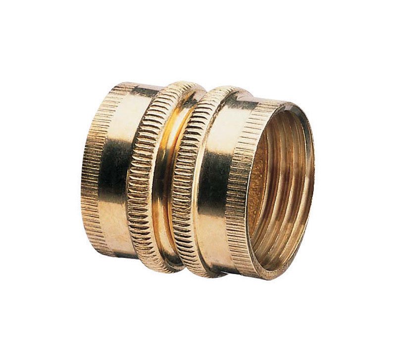 Nelson 3/4" Female Hose to 3/4" Female Hose Brass Connector with Swivel Connect