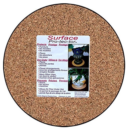 Curtis Wagner Plastics Cork Plant Mat 6in