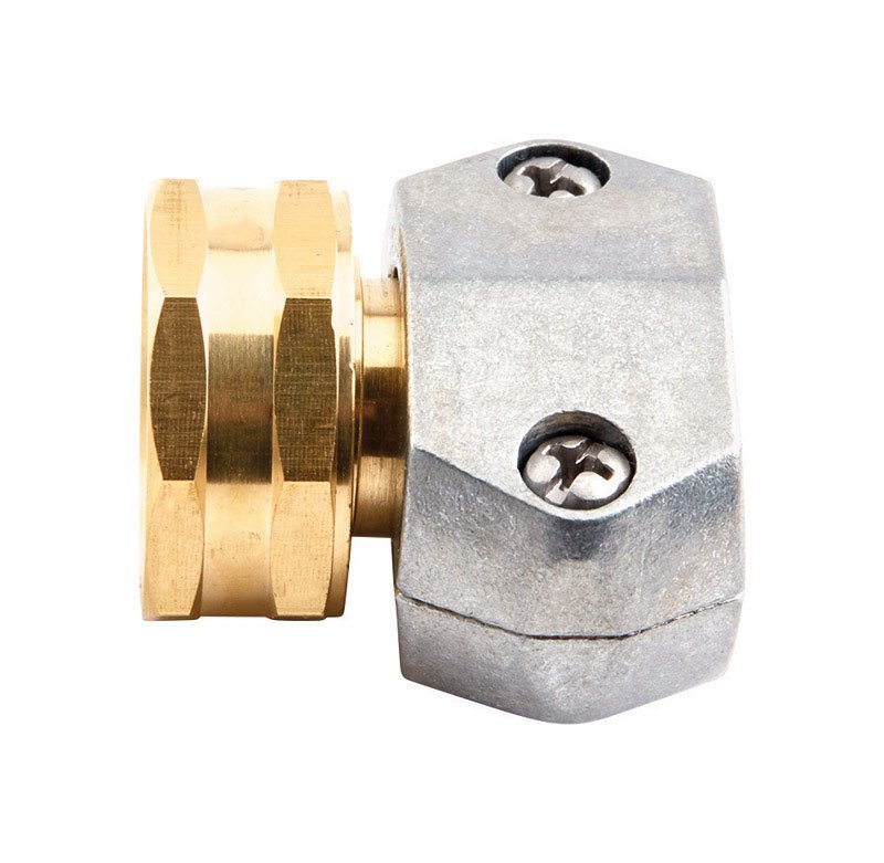Gilmour Pro 5/8" and 3/4" Brass Female Clamp Coupling