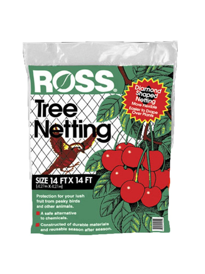 Ross Tree Netting & Bird Plant Protection Black 14ftx14 Ft