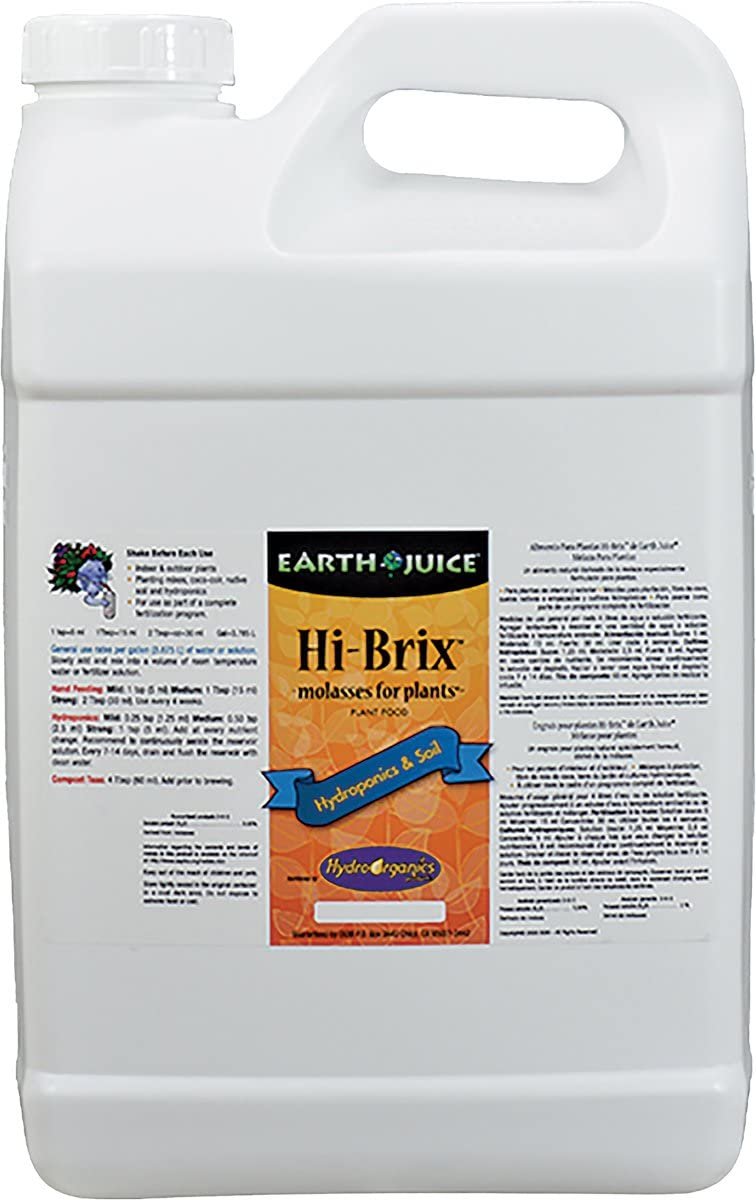 Earth Juice Hi-Brix Molasses Plant Food 0-0-3 2.5gal