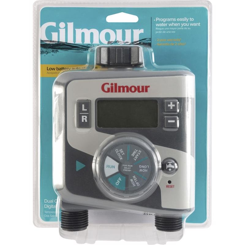 Gilmour Electronic Dual Outlet Watering Timer