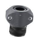 Gilmour Light Duty Clamp Repair Poly End Hose Coupling Male, Grey, 5/8In, 3/4 in